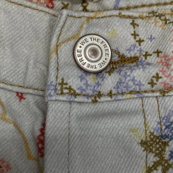 We The Free Women’s Eden Printed High-Slouchy Wide-Leg Pants – Ivory/Multi – 28 - Picture 14 of 14